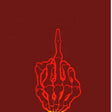 10 PCS Anti-High Beam Car Sticker Middle Finger Despise Reflective Car Sticker Bones Motorcycle Sticker(Red) - Decorative Sticker by PMC TechLife | Online Shopping South Africa | PMC TechLife | Buy Now Pay Later Mobicred