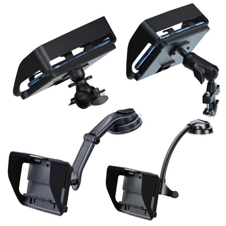 Off-road Car Sun Visor Mobile Phone Navigation Bracket, Style:Universal Adjustment Handle Type