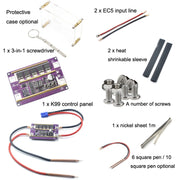 Start Treasure Version 12V Digital Display DIY Battery Spot Welding Machine Pen Control, Style:6 Square Pen With Case