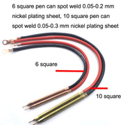 Start Treasure Version 12V Digital Display DIY Battery Spot Welding Machine Pen Control, Style:6 Square Pen With Case