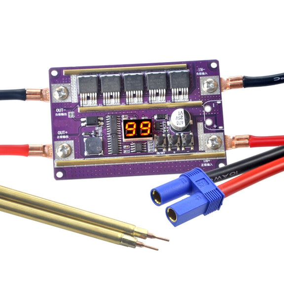 Start Treasure Version 12V Digital Display DIY Battery Spot Welding Machine Pen Control, Style:10 Square Pen