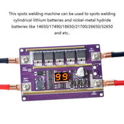 Model Airplane Battery Version 12V Digital Display DIY Battery Spot Welding Machine Pen Control, Style:10 Square Pen With Case