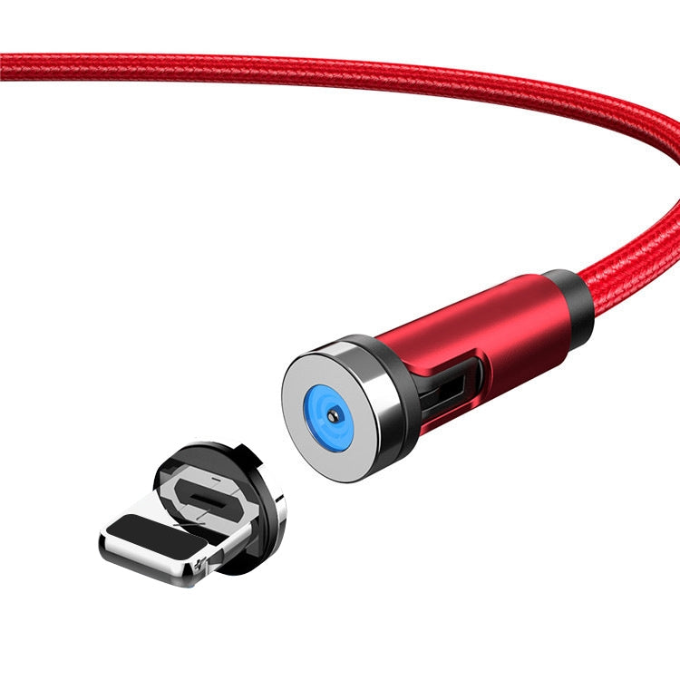 CC56 8Pin Magnetic Interface Dust Plug Rotating Data Charging Cable, Cbale Length: 2m(Red)