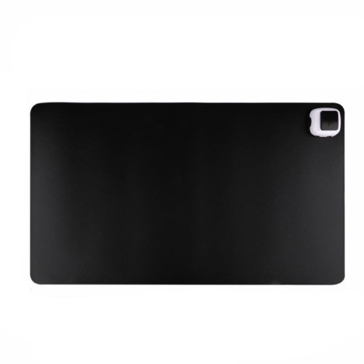 220V Electric Hot Plate Writing Desk Warm Table Mat Blanket Office Mouse Heating Warm Computer Hand Warmer Desktop Heating Plate, Color:Black Big Size, CN Plug