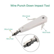 Three-purpose Network Cable Clamp Tester Hand Tool Set Home Network Repair Kit, Style:12 in 1