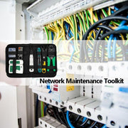 Three-purpose Network Cable Clamp Tester Hand Tool Set Home Network Repair Kit, Style:12 in 1