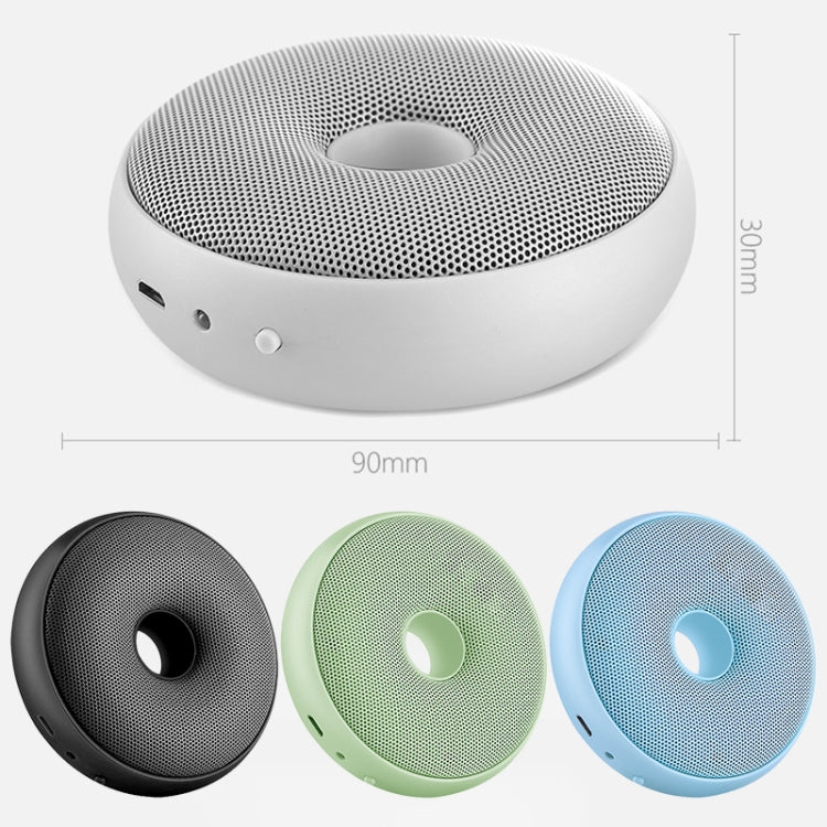Portable Donut Electric Air Purifier Home Car Anion Ozone Deodorizer(Blue)