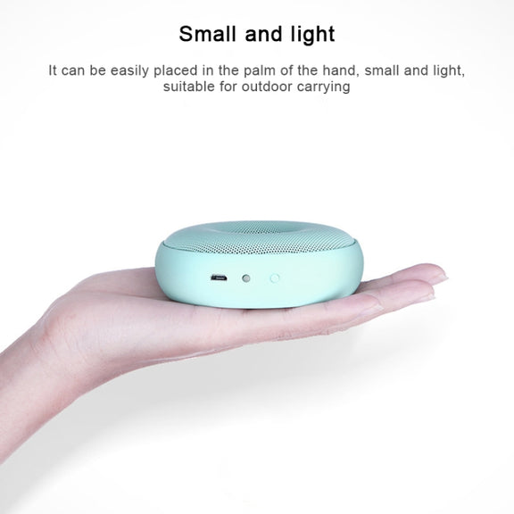 Portable Donut Electric Air Purifier Home Car Anion Ozone Deodorizer(Blue)