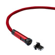 CC57 8Pin Magnetic Interface Rotating Fast Charging Data Cable, Cable Length: 1m(Red) - Charging Cable & Head by PMC TechLife | Online Shopping South Africa | PMC TechLife | Buy Now Pay Later Mobicred