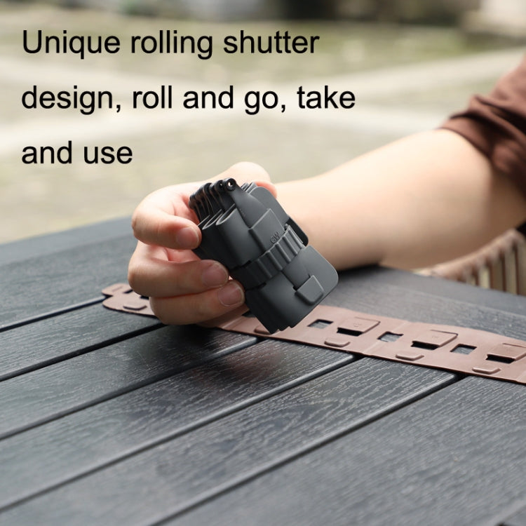 Sunnylife MM3-SN443 For Mini 3 Pro Propeller Blades Silicone Folding Storage Bag(Brown)
