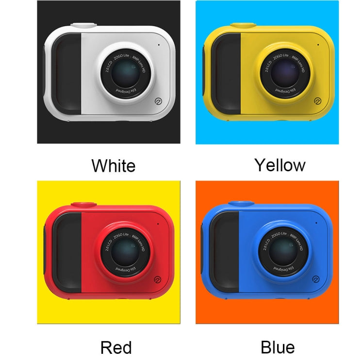 Puzzle Children Exercise Digital Camera with Built-in Memory, 120 Degree Wide Angle Lens(Yellow)