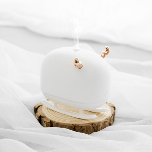 SOTHING DSHJ-H-009 260ML Deer Air Humidifier USB Home Atmosphere Night Light Air Purifier(White)