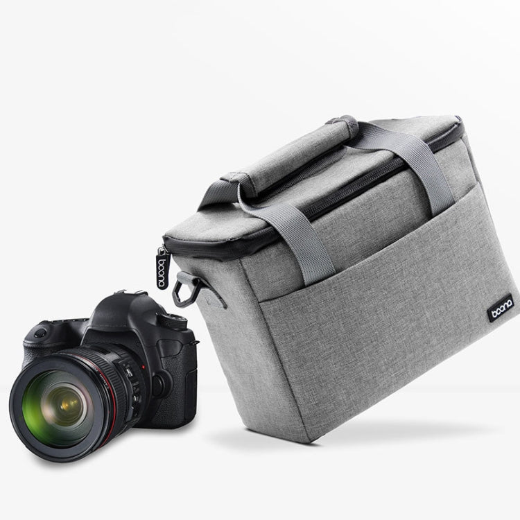 Baona BN-H001 Digital Camera Bag Casual Portable Camera Water-resistant Bag, Size:Medium(Black)
