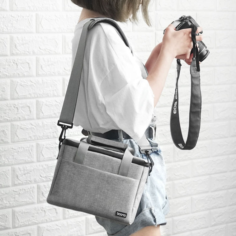 Baona BN-H001 Digital Camera Bag Casual Portable Camera Water-resistant Bag, Size:Medium(Black)