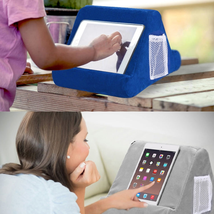 Laptop Holder Tablet Pillow Multifunction Laptop Cooling Pad Rest Cushion(Grey)