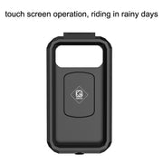 Kewig Bicycle Motorcycle Rearview Mirror Water-resistant Box Touch Screen Phone Holder(Large)
