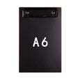 Simple File Board Folder Student Writing Board Paper Clip Restaurant Menu Folder(A6 Black) - free shipping - PMC TechLife - Order now!