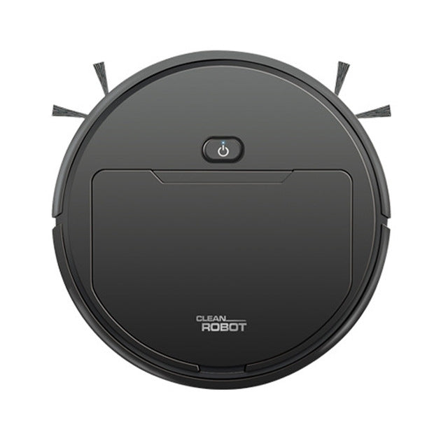 Multifunctional Smart Vacuum Cleaner Robot Toy Sweeper Automatic 3-In-1 Recharge Dry Wet Sweeping Vacuum Cleaner(Black)