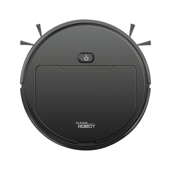 Multifunctional Smart Vacuum Cleaner Robot Toy Sweeper Automatic 3-In-1 Recharge Dry Wet Sweeping Vacuum Cleaner(Black)
