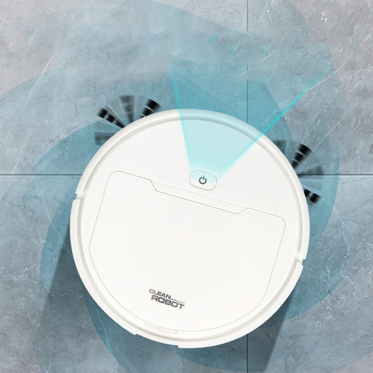 Multifunctional Smart Vacuum Cleaner Robot Automatic 3-In-1 Recharge Dry Wet Sweeping Vacuum Cleaner(White)