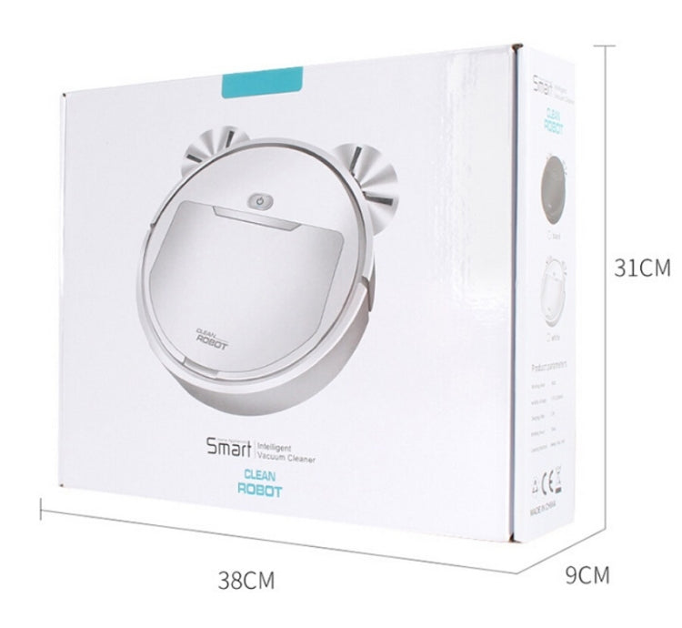 Multifunctional Smart Vacuum Cleaner Robot Automatic 3-In-1 Recharge Dry Wet Sweeping Vacuum Cleaner(White)