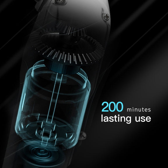 Retro Oil Head Electric Pusher Strong Power Electric Fader LCD Digital Display Rechargeable Hair Clipper(US Plug)