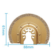 Multi-Purpose Treasure Accessories Power Tool Accessories Multi-Function Tool Blade Saw Blade Carbide Saw Blade, Style:Large Semicircular