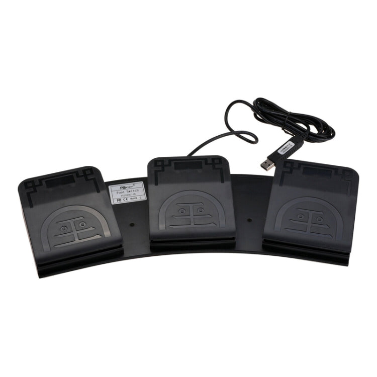FS2020U CF Foot Switch Foot Pedal Keyboard Control Mouse Game Combo Pedal(Photoelectric Mute)
