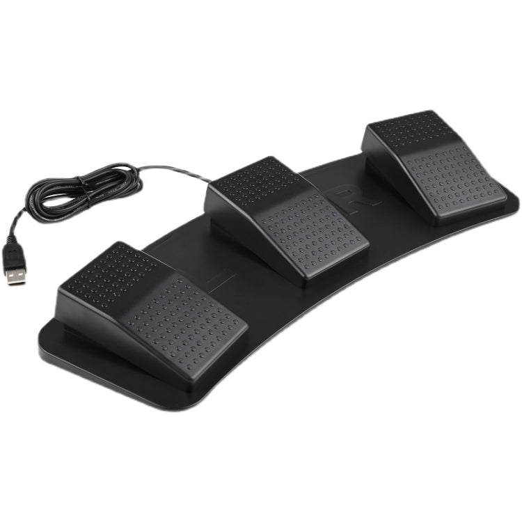 Pcsensor FS23 CF Foot Pedal Switch Keyboard Control Mouse Game Combo Pedal(Mechanical Sound)