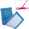 Coral Flannel Head  Padded Flat Replacement Household Company Cleaning Mop Cloth Rag(Blue) - Sponges, Cloths & Brushes by PMc TechLife | Online Shopping South Africa | PMc TechLife | Buy Now Pay Later Mobicred