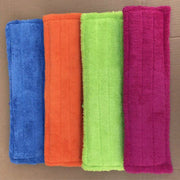 Coral Flannel Head  Padded Flat Replacement Household Company Cleaning Mop Cloth Rag(Blue)