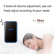 CACAZI A68-2 One to Two Wireless Remote Control Electronic Doorbell Home Smart Digital Wireless Doorbell, Style:US Plug(White)