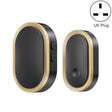 CACAZI A99 Home Smart Remote Control Doorbell Elderly Pager, Style:UK Plug(Black Gold) - Wireless Doorbell by CACAZI | Online Shopping South Africa | PMC TechLife | Buy Now Pay Later Mobicred