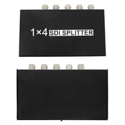 1 In 4 Out SD-SDI / HD-SDI / 3G-SDI Distribution Amplifier Video SDI Splitter(US Plug)