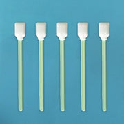 100 Sticks Inkjet Sponge Flat Head Cleaning Wipe Industrial Rod, Size:13cm(5 inch Small Wide Sponge Head)
