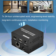 FJGEAR FJ-HKV50 HDMI+USB To KVM 1080P IP 50M Extender, Plug Type:EU Plug
