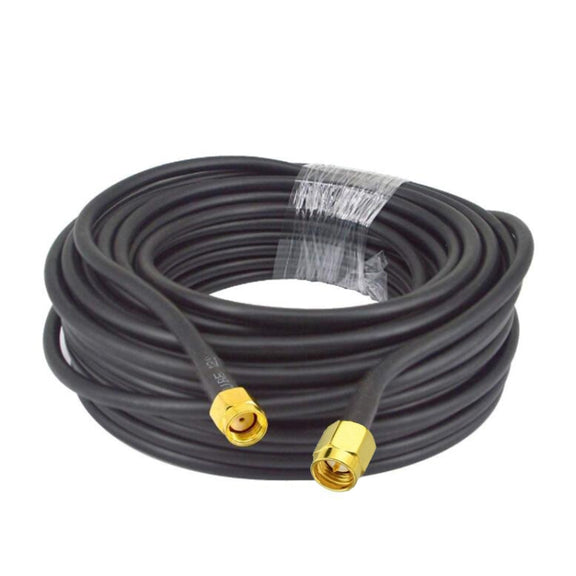 SMA Male To RP-SMA Male RG58 Coaxial Adapter Cable, Cable Length:10m