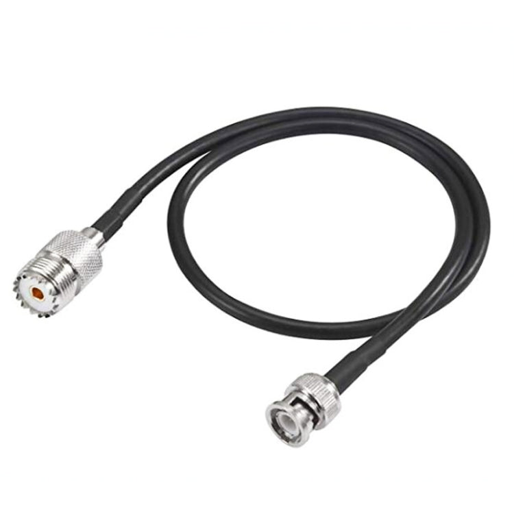 BNC Male To UHF Female RG58 Coaxial Adapter Cable, Cable Length:5m