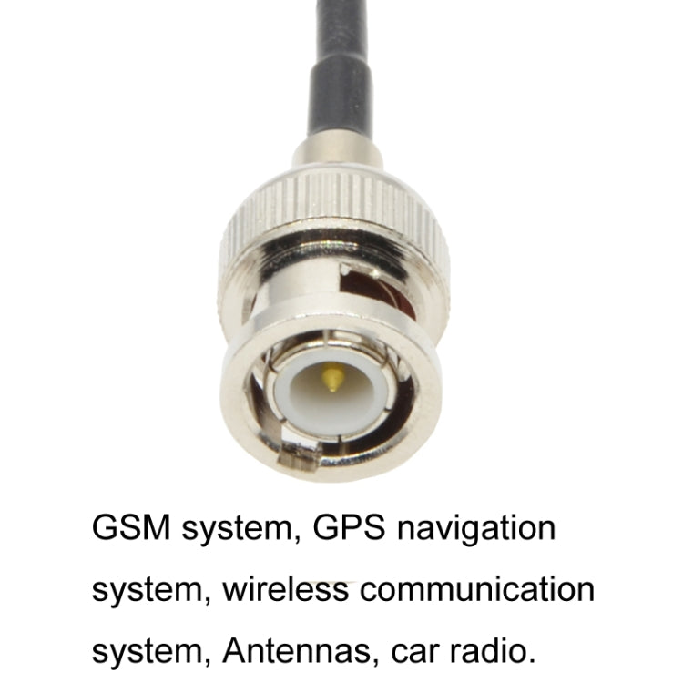 BNC Male To UHF Female RG58 Coaxial Adapter Cable, Cable Length:10m