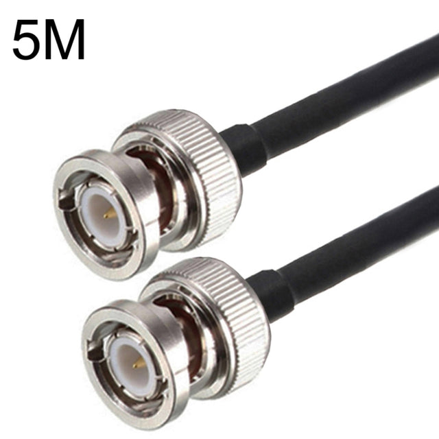 BNC Male To BNC Male RG58 Coaxial Adapter Cable, Cable Length:5m