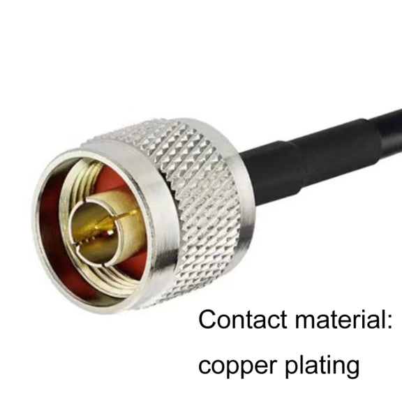 N Male To N Male RG58 Coaxial Adapter Cable, Cable Length:10m