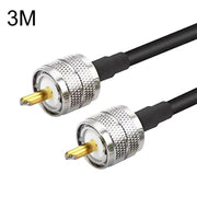 UHF Male To UHF Male RG58 Coaxial Adapter Cable, Cable Length:3m