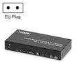 FJGEAR FJ-401HF 4 In 1 Out 4K HDMI Splitter Supports Four Screen Segmentation, Plug Type:EU Plug(Black) - free shipping - PMC TechLife - Order now!