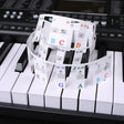 Children Beginner Piano Keyboard Color Stickers Musical Instrument Accessories, Style: Piano Keys 61 keys - Keyboard Instruments by PMC TechLife | Online Shopping South Africa | PMC TechLife