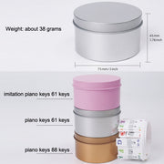 Children Beginner Piano Keyboard Color Stickers Musical Instrument Accessories, Style: Piano Keys 61 keys