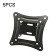 5 PCS TV Monitor Universal Stand Mini Simple Vertical Display Hanger Holder(Black) - TV Brackets & Mounts by PMC TechLife | Online Shopping South Africa | PMC TechLife | Buy Now Pay Later Mobicred