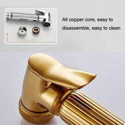 Multifunctional Wome Washers Pressure With Water Stop Woman Wash Nozzle Set, Colour:Chrome