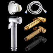Multifunctional Wome Washers Pressure With Water Stop Woman Wash Nozzle Set, Colour:Gold
