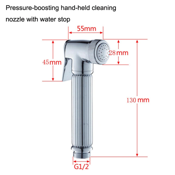 Multifunctional Wome Washers Pressure With Water Stop Woman Wash Nozzle Set, Colour:Antique