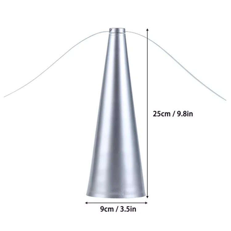 Multifunctional Fan Blade Automatic Fly Catcher Mosquito Repellent Fan, Size: 9x9x25cm(Silver)